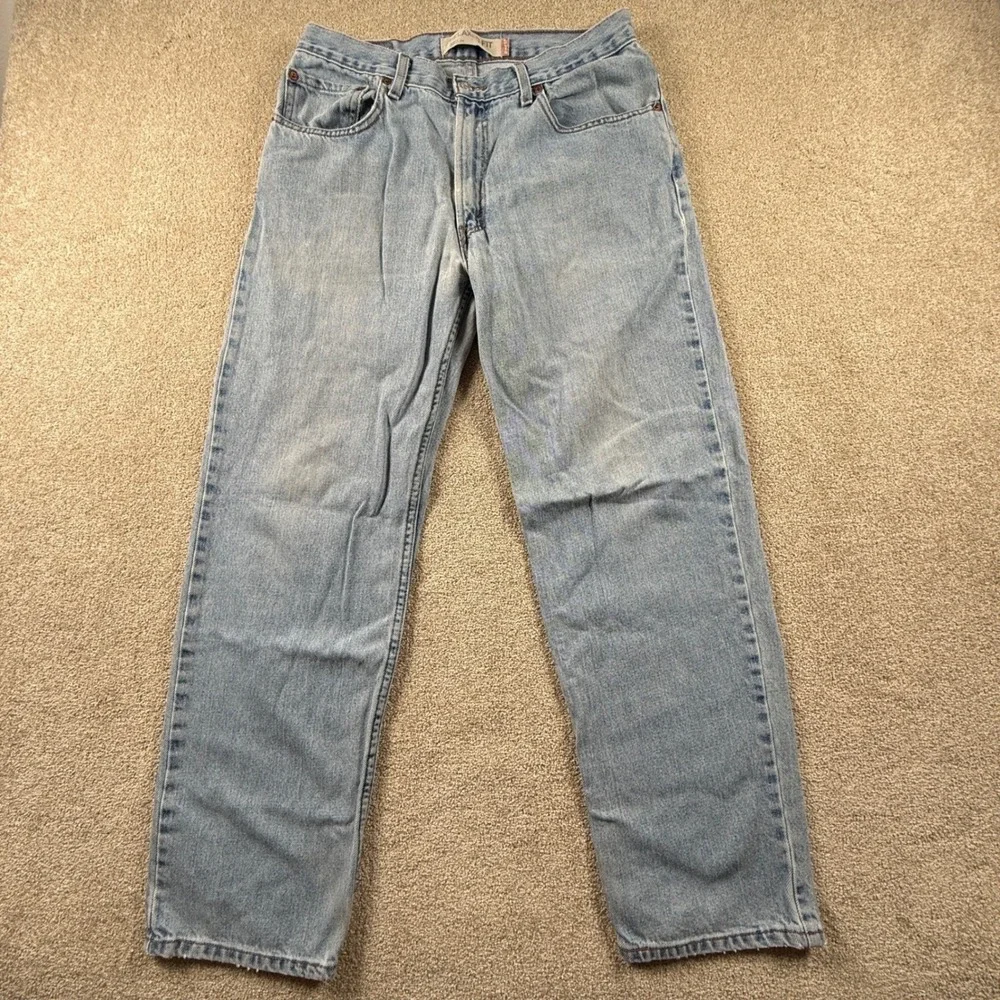 Levi's 550 Relaxed Fit 32x30 (tag 33x32) Light Wash Denim Jeans Mens‎